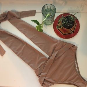 Deep V Tie One Piece Swim